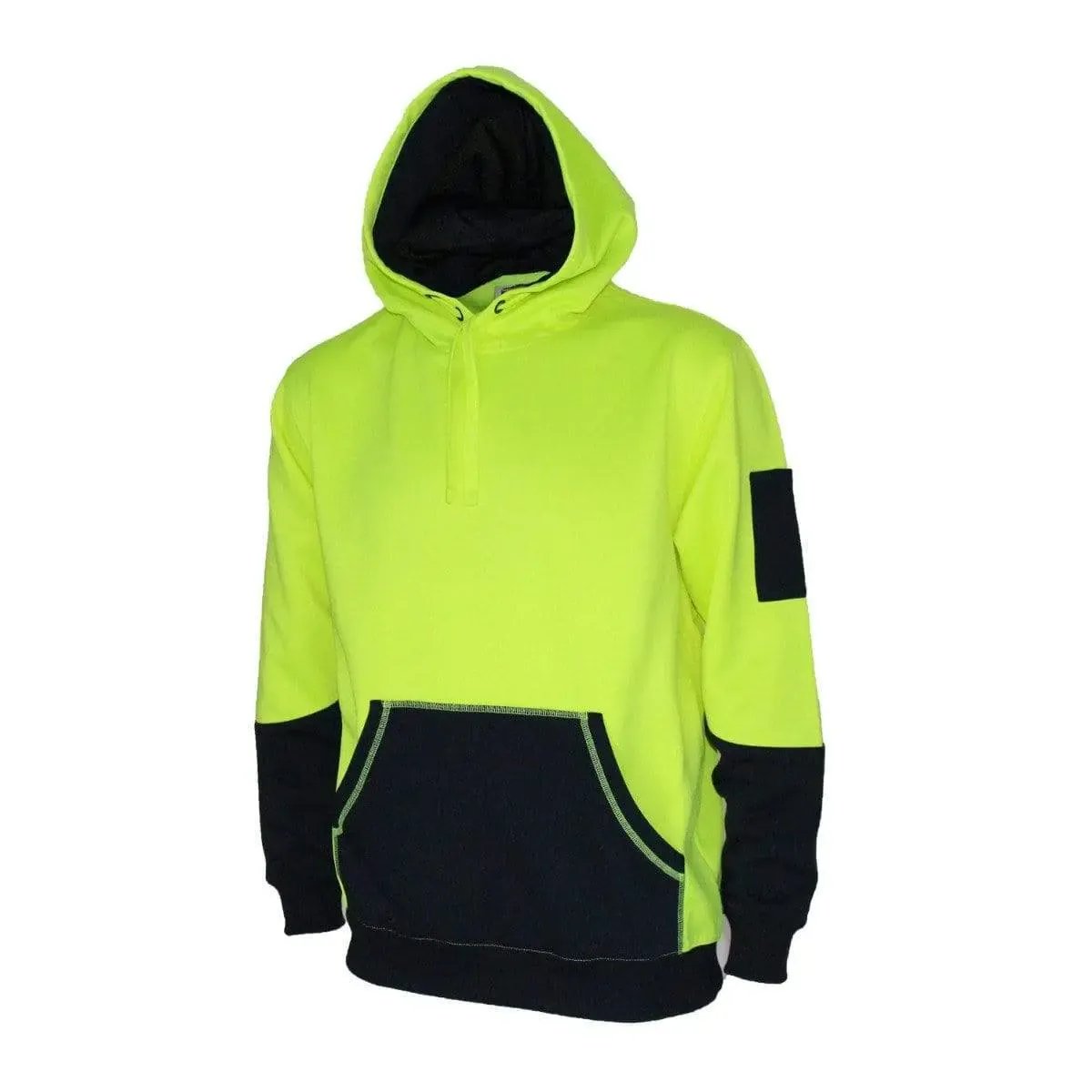 Dnc Workwear Hi-vis 2 Tone Super Fleecy Hoodie - 3721